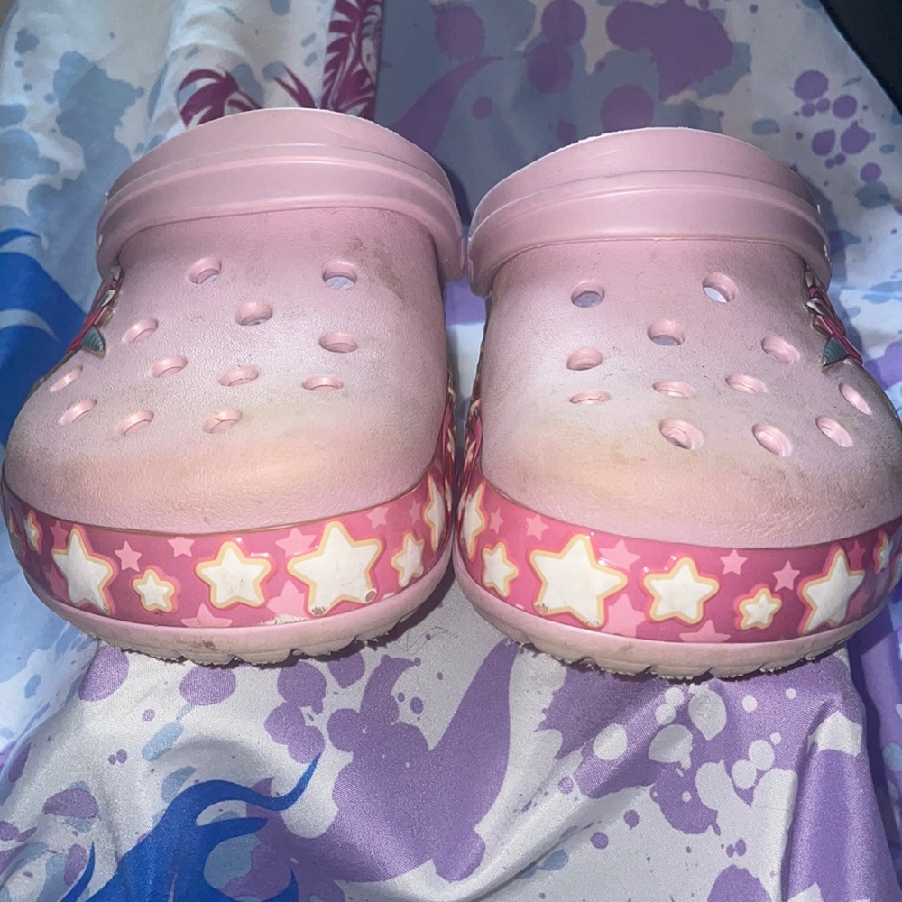 Girls Unicorn Crocs